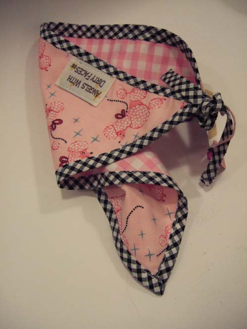 Angels With Dirty Faces Pink Poodle Bandanna